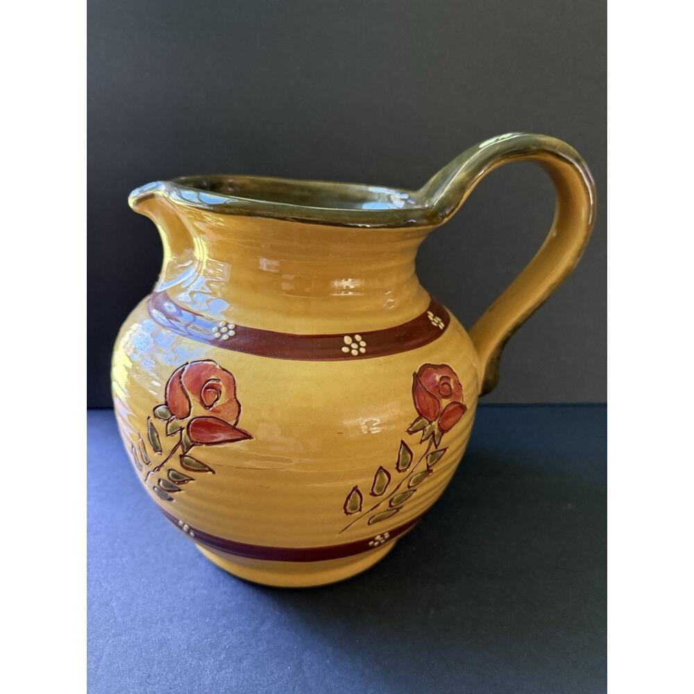 Douche Provence Rose Romancing Provence Pitcher Tuscan Cottagecore Farmhouse